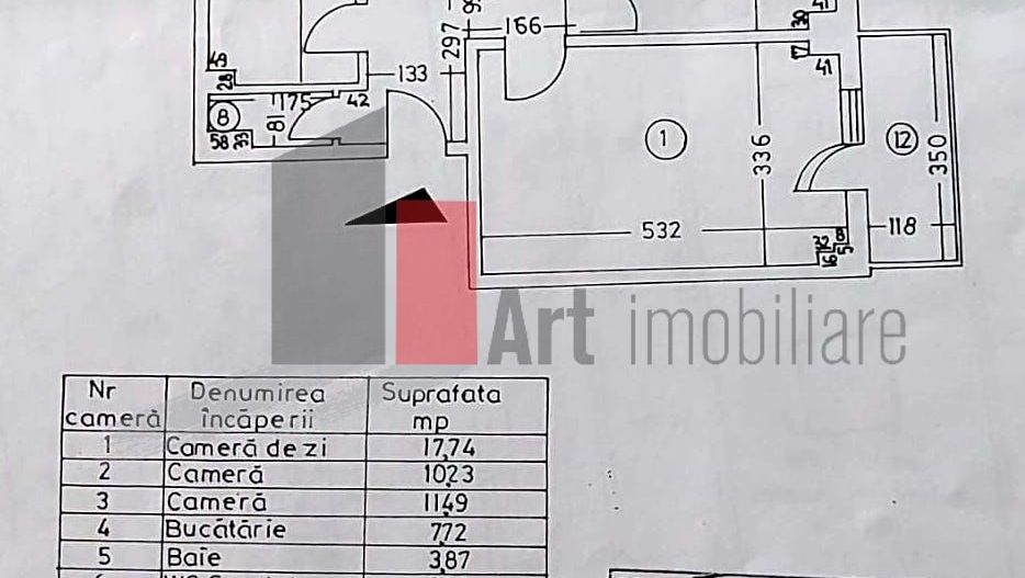 Apartament 3 camere Dr.Taberei - Schiță 10