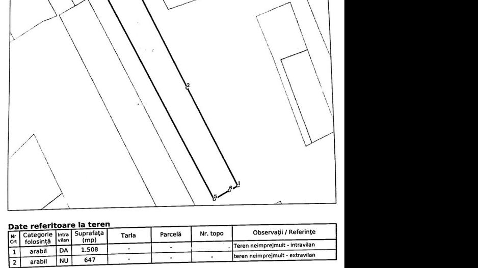 teren - 21,55 ari - acces direct din DN17 - pretabil spatiu comercial/productie - Poză 3