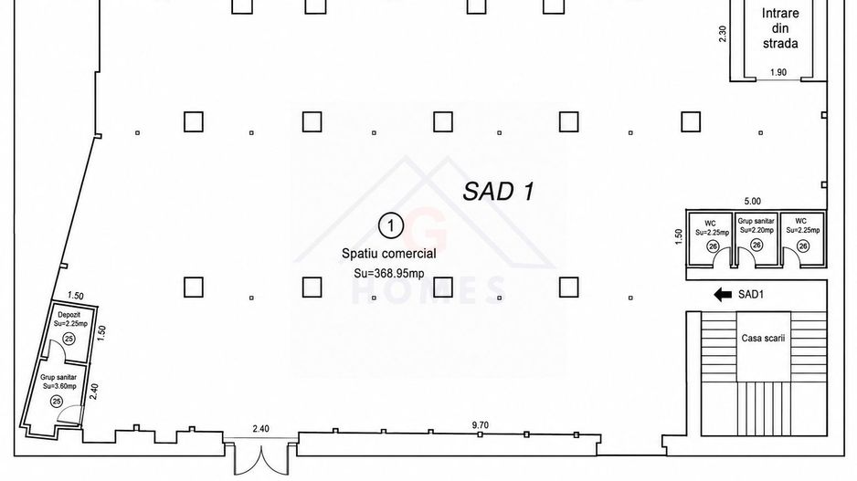 SAD 381 mp utili,  Complex Studentesc, vizibilitate excelenta. - Poză 6