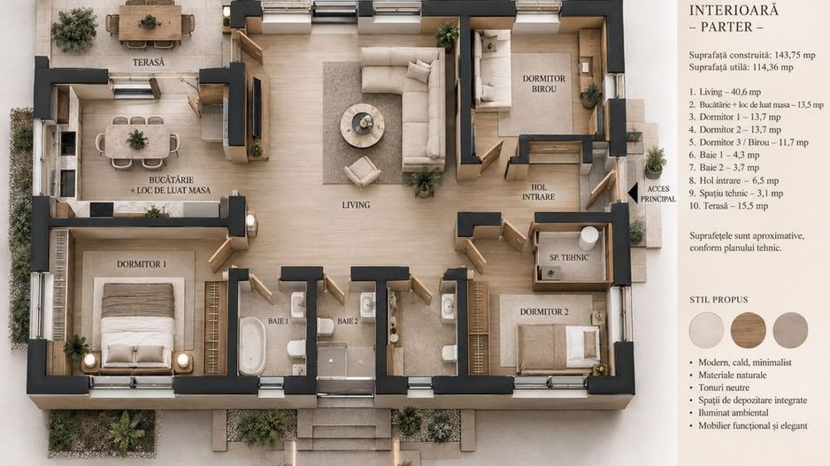 Vand casa noua in Alba Iulia,Micesti 4 camere - Poză 4