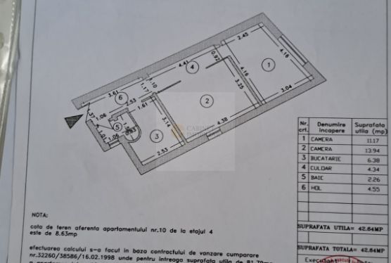 2 camere | Calea Victoriei | Fara Risc | Centrala Proprie | De Renovat - Poză 9