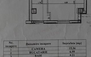 Garsonieră 30,7 mp, centrală proprie, bloc 2013, metrou M3 - Poză 5