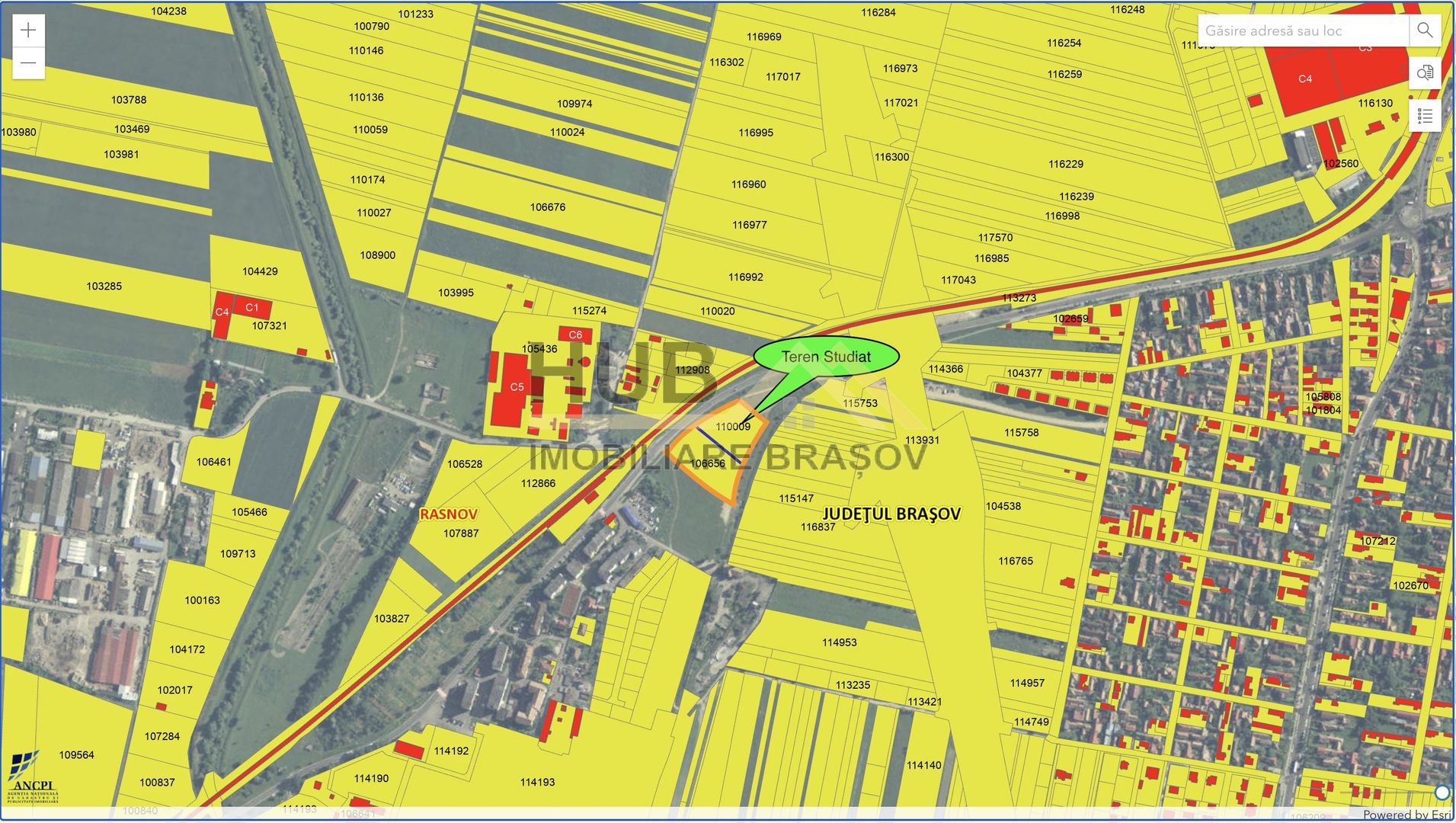 Teren dezvoltare rezidentiala Blocuri – Rasnov zona Chimica | PUZ | 144 Ap - Poză 5