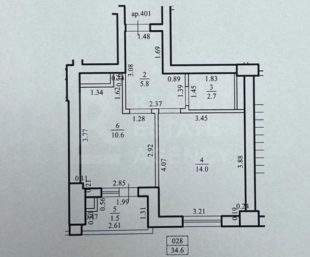 Vânzare, apartament, 1 cameră, bulevardul Europei, Botanica - Poză 12