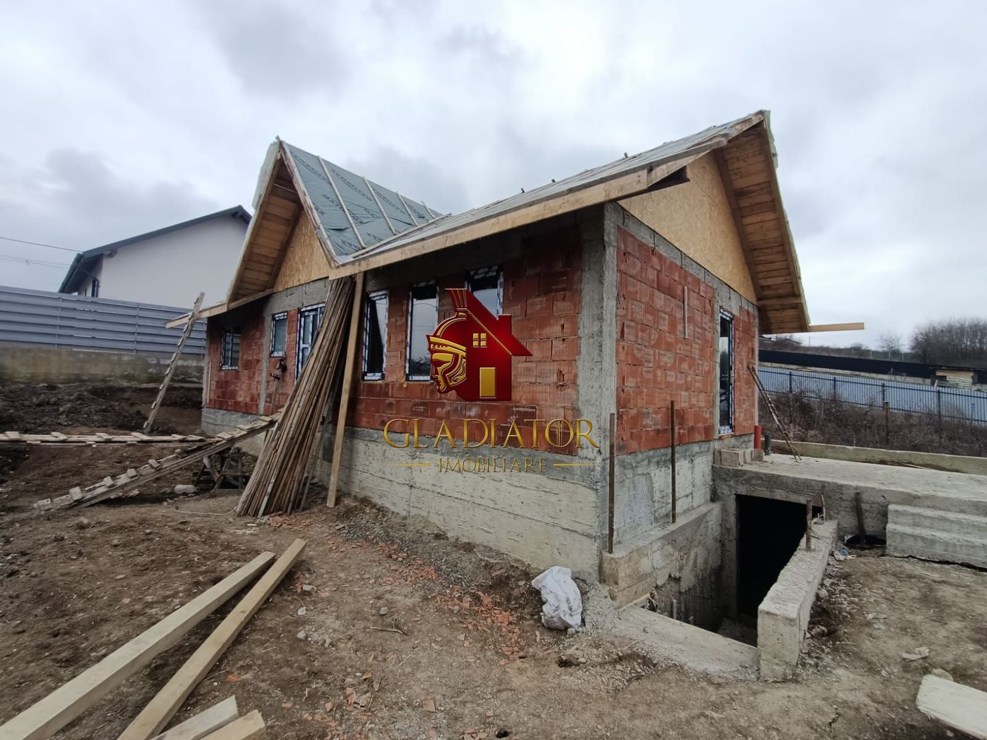 Casa plan parter, 86 mp + 310 mp de teren Visani, plan 2 de la statie - Poză 1