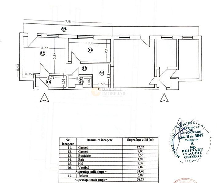 2 camere | Vedere catre Cismgiu | Creditabil | Balcon deschis - Poză 9
