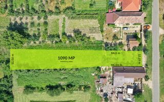 Intravilan | 1090mp-Toate Utilitatile | Aproape de Primarie-Comision 0 - Poză 2