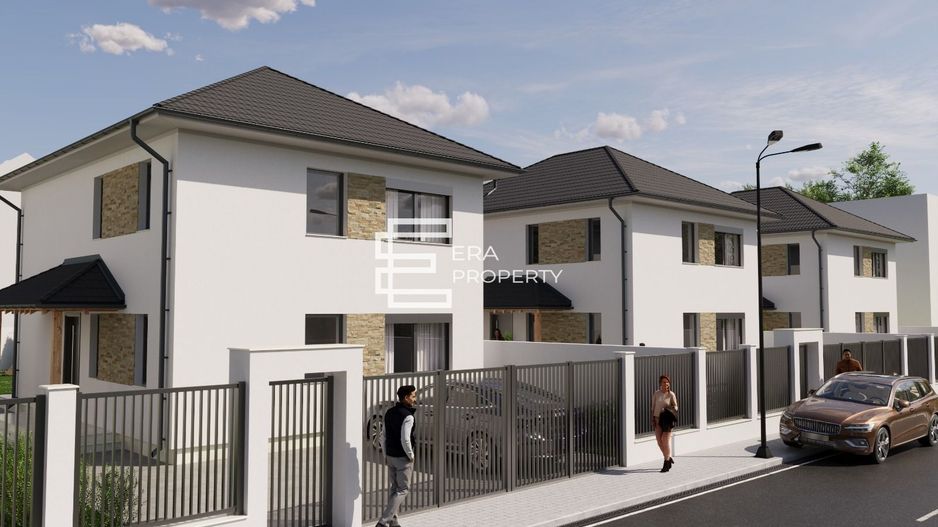 Casă individuală nouă | 4 camere | 3 băi | teren 380 mp | pod 50 mp | Șura Mică - Poză 1