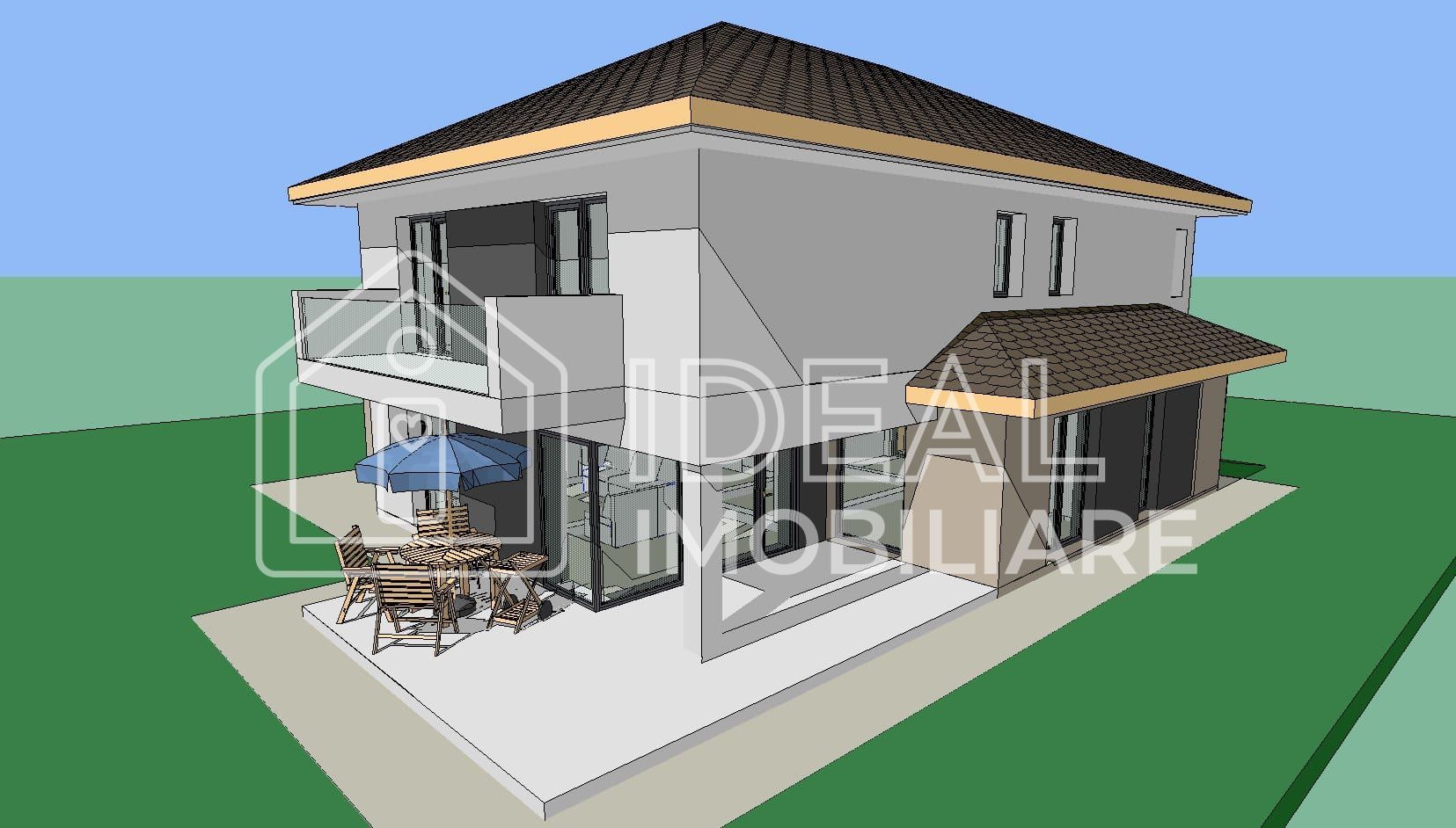 Casa Individuala Morderna cu 4 camere si 450 de mp de curte - Poză 12