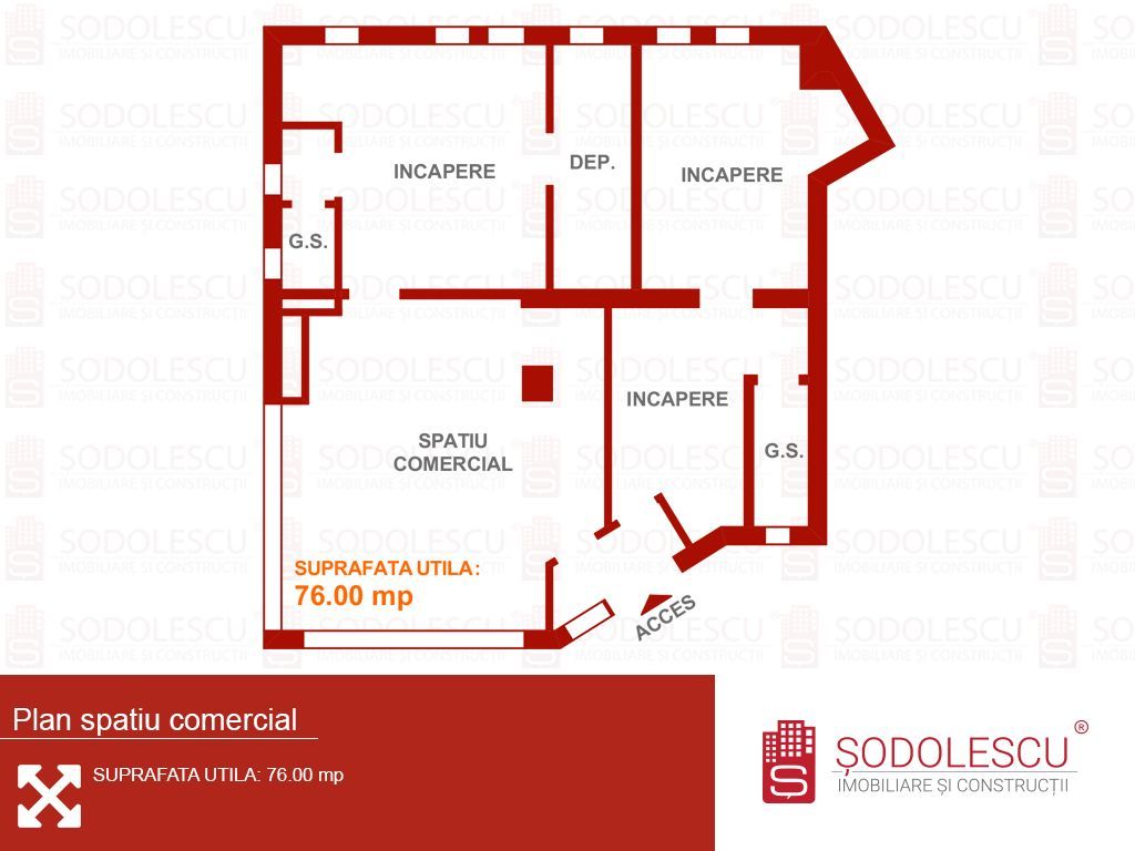 Spațiu comercial de 76 mp  în zona Spitalul Judetean - Poză 1
