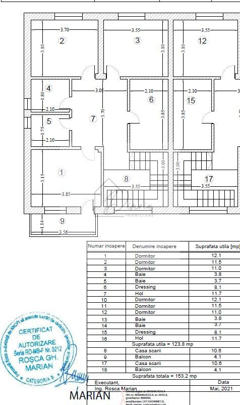 Vila duplex noua 5 camere Buftea parter/etaj/pod - Poză 15