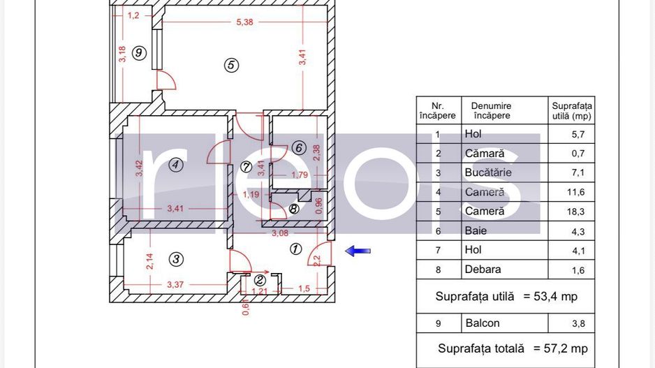 VANZARE APARTAMENT 2 CAMERE DECOMANDAT 1 DECEMBRIE 1918 TITAN BLOC 1978 - Poză 15