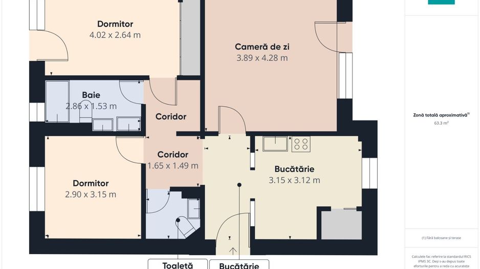 Apartament ultracentral și 2 locuri de parcare - Poză 7