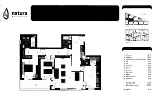 3 camere premium cu balcon generos | Natura Residence Băneasa - Schiță 19
