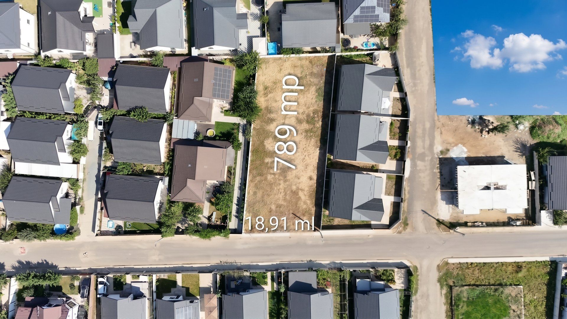 Teren 790 mp in Pantelimon, cu utilitati si asfalt. - Poză 3