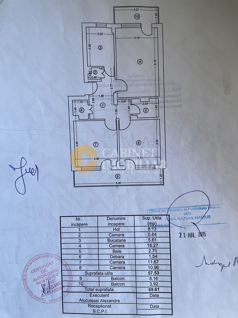 1001 articole - Podu Ros - 65mp - Etaj 2 - fara risc - 3 camere Decomandate - Poză 8