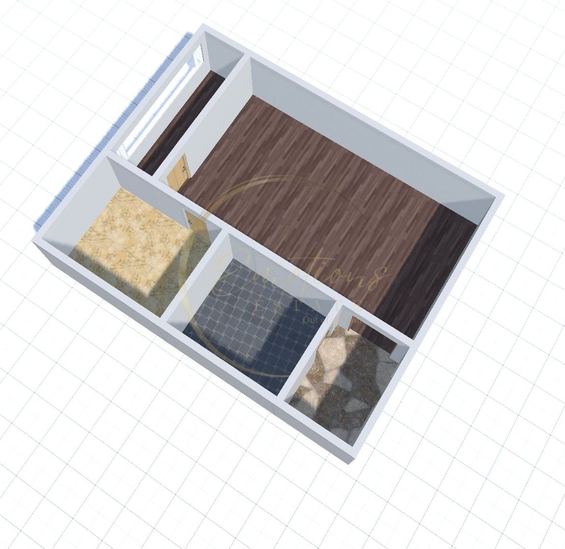 COMISION 0 % | Apartament cu 1 camera-25mp | Freidorf , Timisoara - Schiță 9