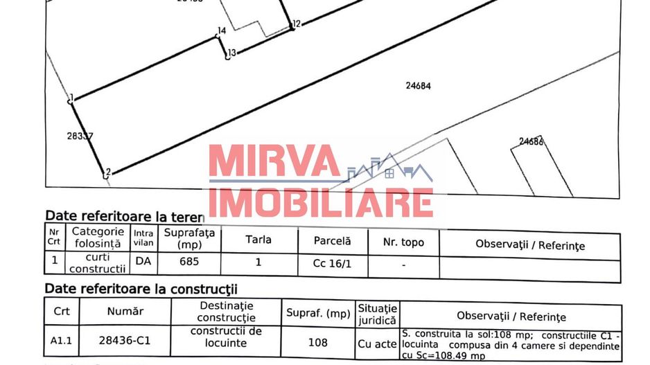 Casă 4 camere, 685 mp teren, renovată 2011 – Mănești, Zalhanaua - Schiță 55
