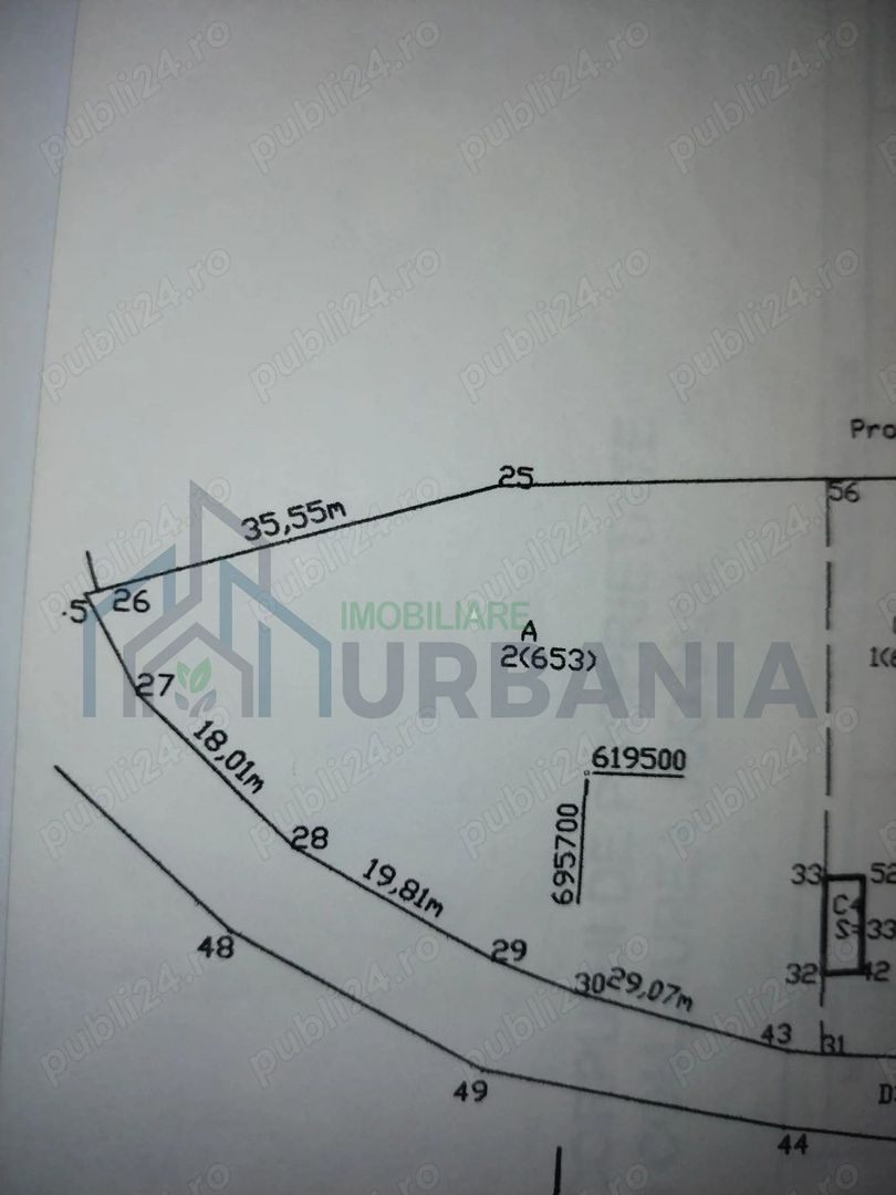 Vanzare teren - zona Ciurea, spre Piciorul Lupului. - Poză 1