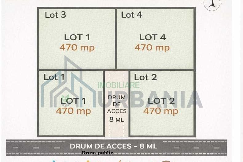 Parcele Vorovești – Miroslava | 470 mp | Utilități | Lângă case NOI - Poză 1