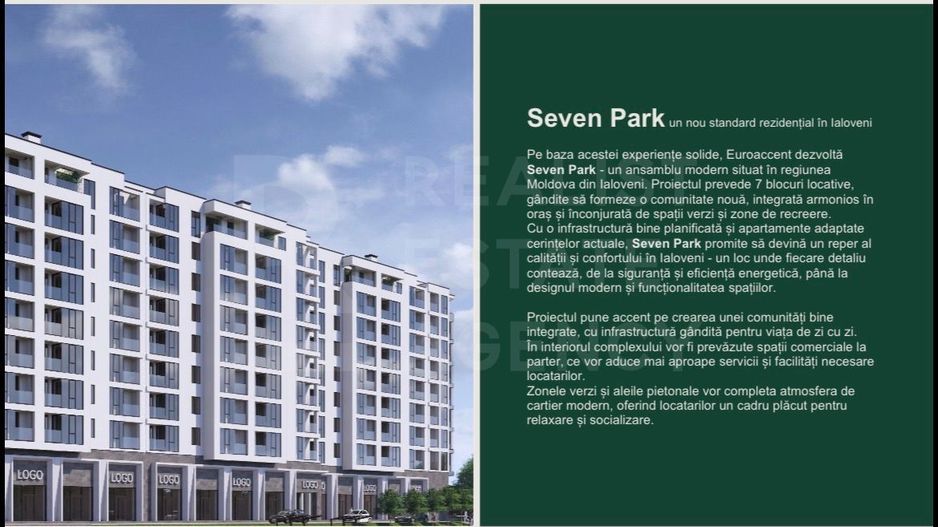 Vânzare, apartament 3 camere, complexul SEVEN Park - Ialoveni - Poză 4