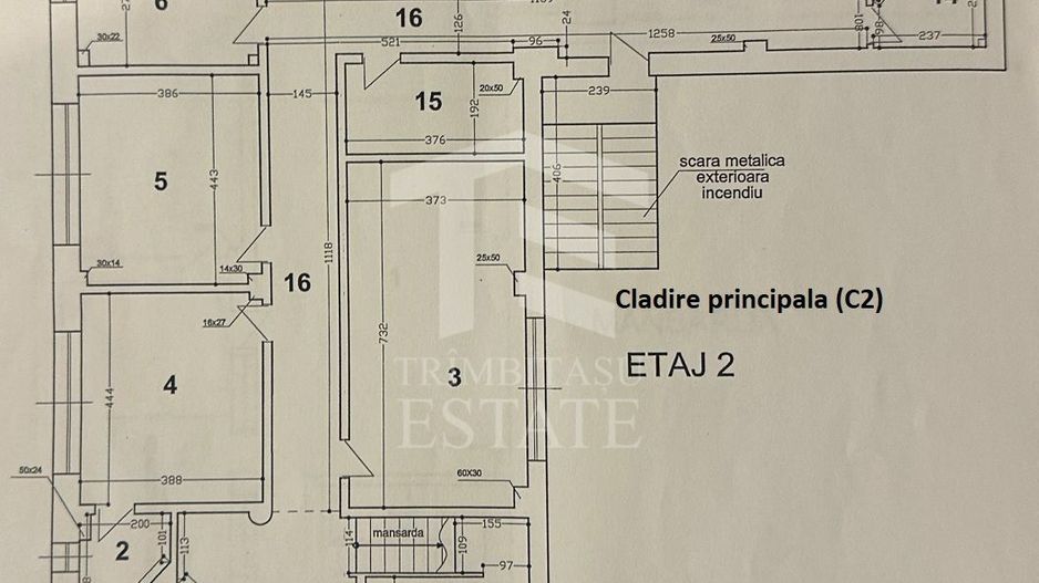 VATRA LUMINOASA -Agricultori | Cladire 1900mp din 2001 | Teren 1030mp - Schiță 6