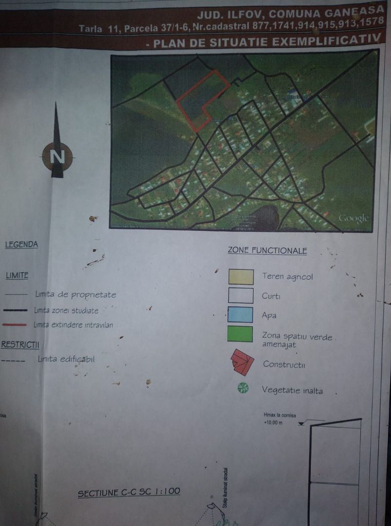 Teren 603 mp ,constructii,Sindrilita ,Ganeasa - Poză 2