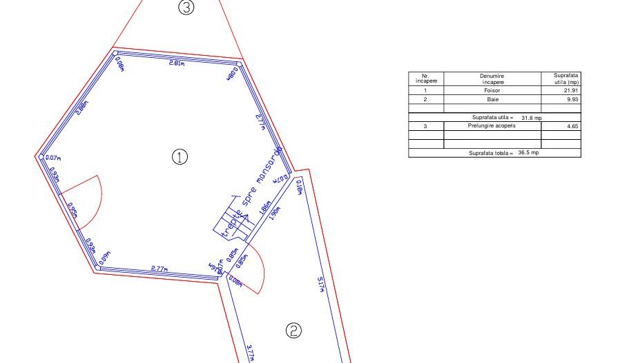 Pensiune deosebită în Bran || priveliște panoramică, facilitati premium - Schiță 52