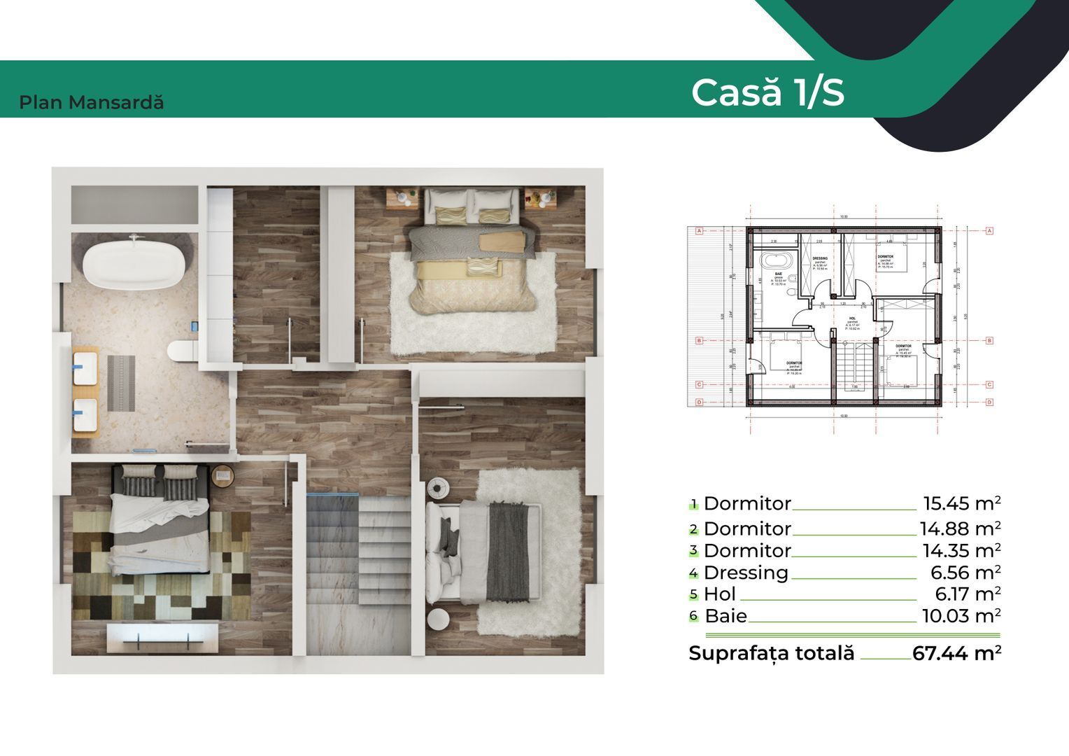 Casa individuala noua, moderna, INTABULATA- Sura Mica, Sibiu - Poză 9