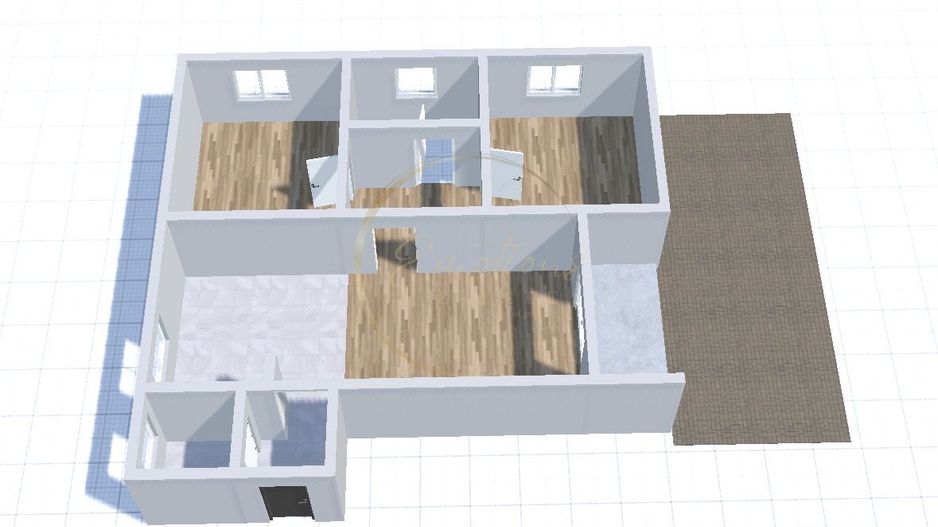 Apartament 3 camere - Dumbravita | Parter cu terasă&curte plus 2 locuri parcare - Schiță 22