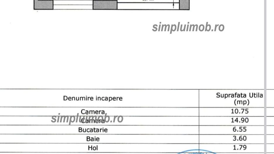 Apartament 2 camere | Viva Residence | Bloc 2016 | Balcon | AC | - Schiță 14