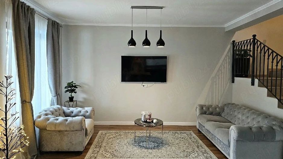 Duplex modern 5 camere 120 mp teren 335 mp Dumbravita Ferventia - Poză 1