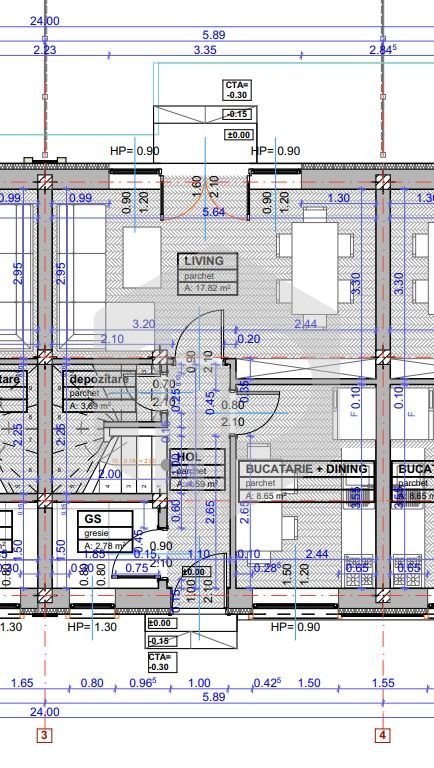 Casa insiruita - 3 Camere - 76mpu - Curte 36 mp - Arhitectilor - Poză 12