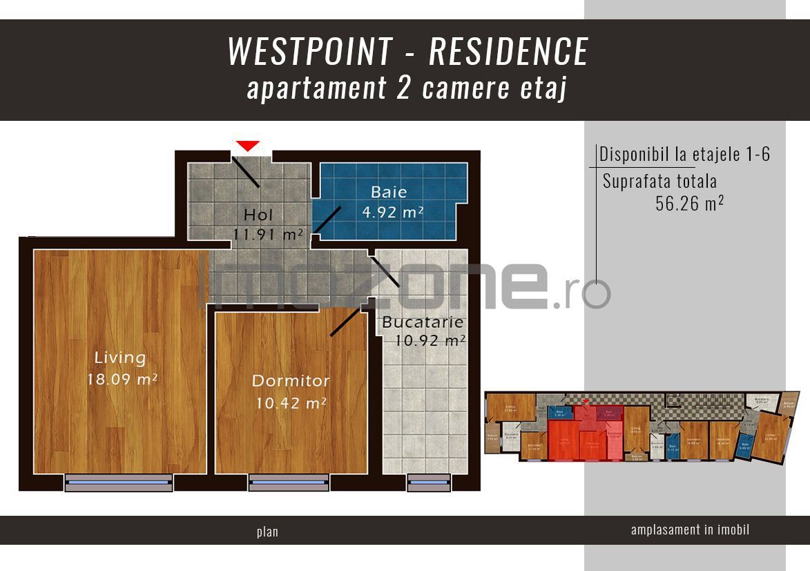 Militari - Uverturii, 2 camere, 56mp, lift, bloc finalizat, METROU - Poză 11