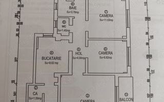 Ag BRASADAS vinde apt 3 cam etaj 4/4 Micro 16. - Poză 2