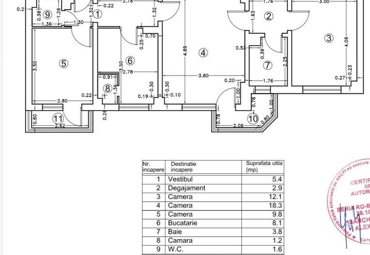 APARTAMENT PREMIUM CU 3 CAMERE | PRIMA ÎNCHIRIERE | DOROBANȚI – BELLER - Poză 9