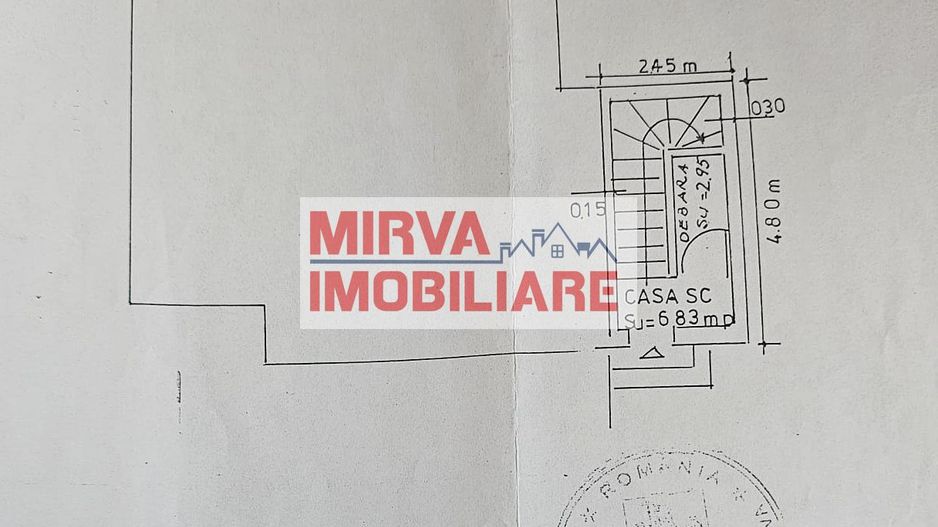 Casa P+1E+M, cu 5 camere în Cantacuzino – ideală birouri sau locuință - Schiță 51