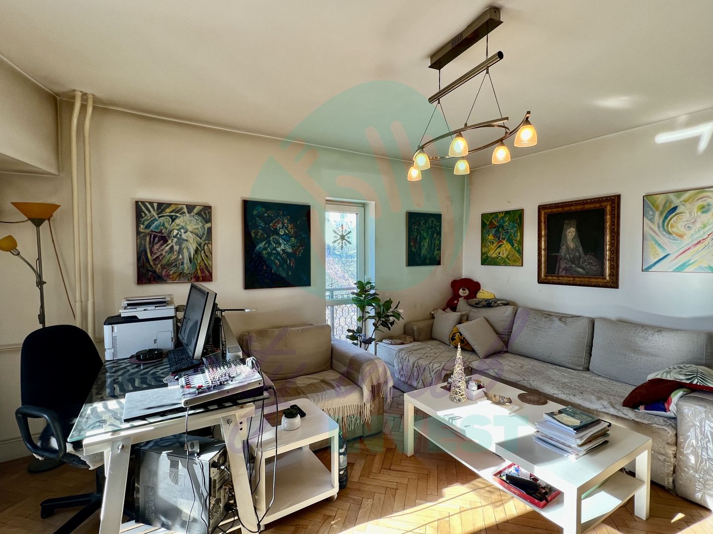 3 camere Unirii -Libertății | Vedere Parlament & Catedrală | Bloc 1992 - Poză 8