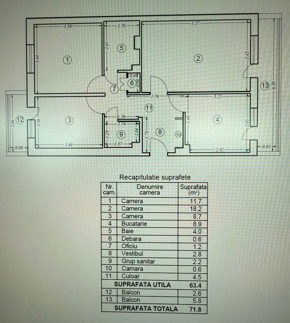 Vanzare Apartament 3 Camere Dristor- Vitan - Poză 4