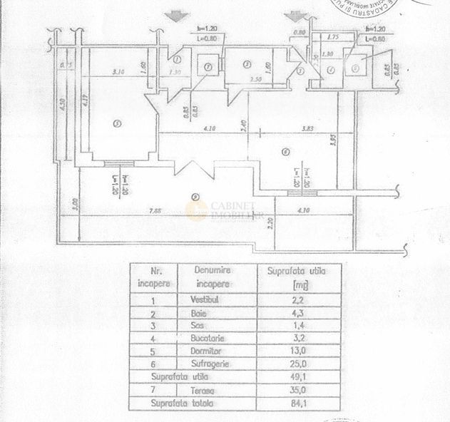 2 camere + terasa | Cismigiu | Decomandat | Centrala Proprie - Poză 9