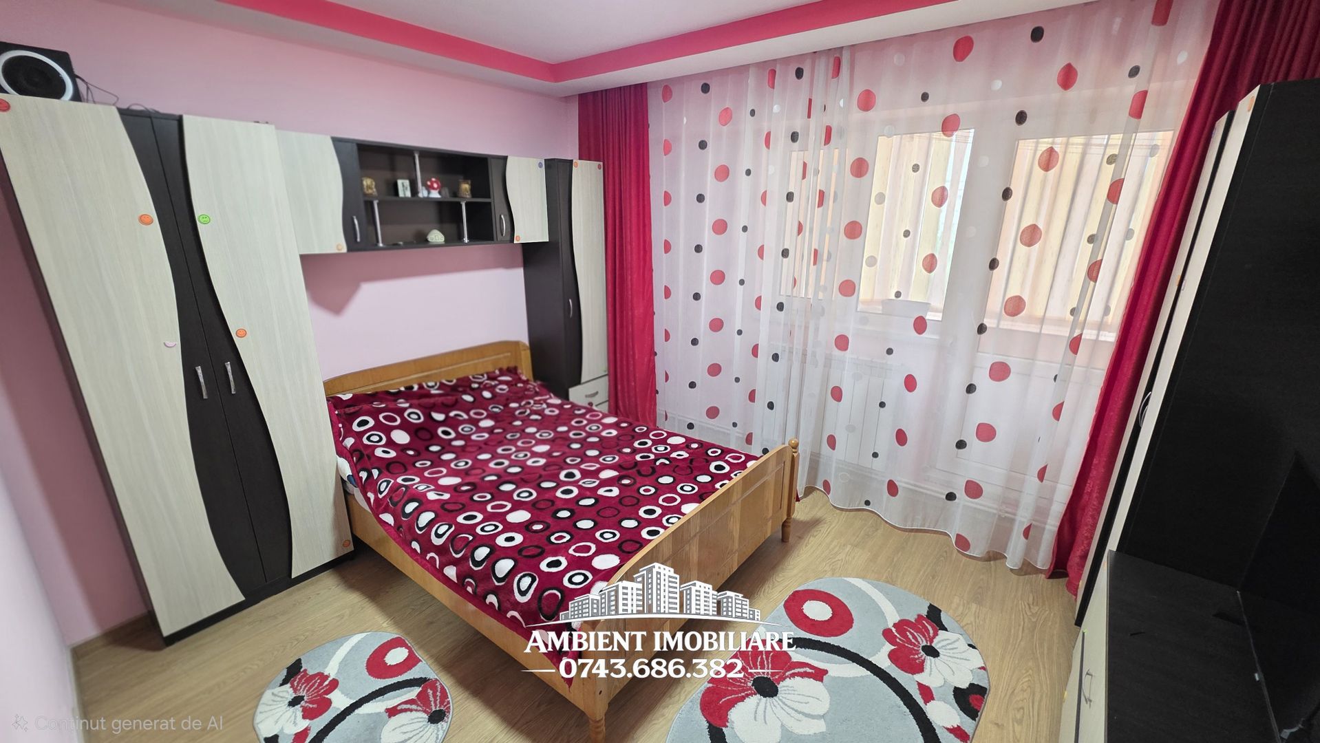 Apartament cu 3 camere, mobilat și utilat, VASLUI - zona AUTOMOMENT; - Poză 6