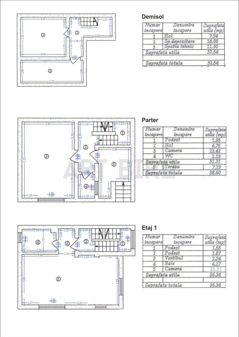 Zero comision, 179-452mp vila Banu Manta - Titulescu, parcare, 12' [M] - Schiță 24