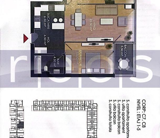 VANZARE 3 CAMERE | ATRIA URBAN RESORT | 73.5 MP | PARCARE INCLUSA - Poză 7