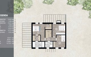 Vila De Inchiriat | Pipera - Schiță 42