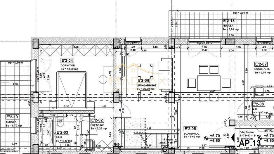 Sediul Ideal de Firmă: Duplex 4 Camere | 4 Terase Mari (70mp)| Parcare| Crângasi - Poză 8