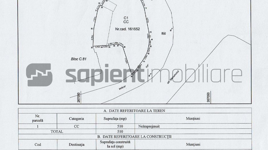 Sapient | Spațiu comercial cu terasă _ Piața Ion Creangă, Oradea - Schiță 12