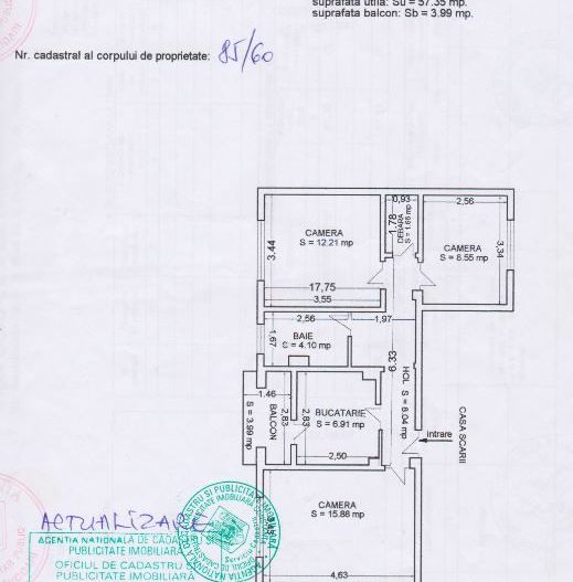 Apartament 3 camere Navodari - Schiță 5