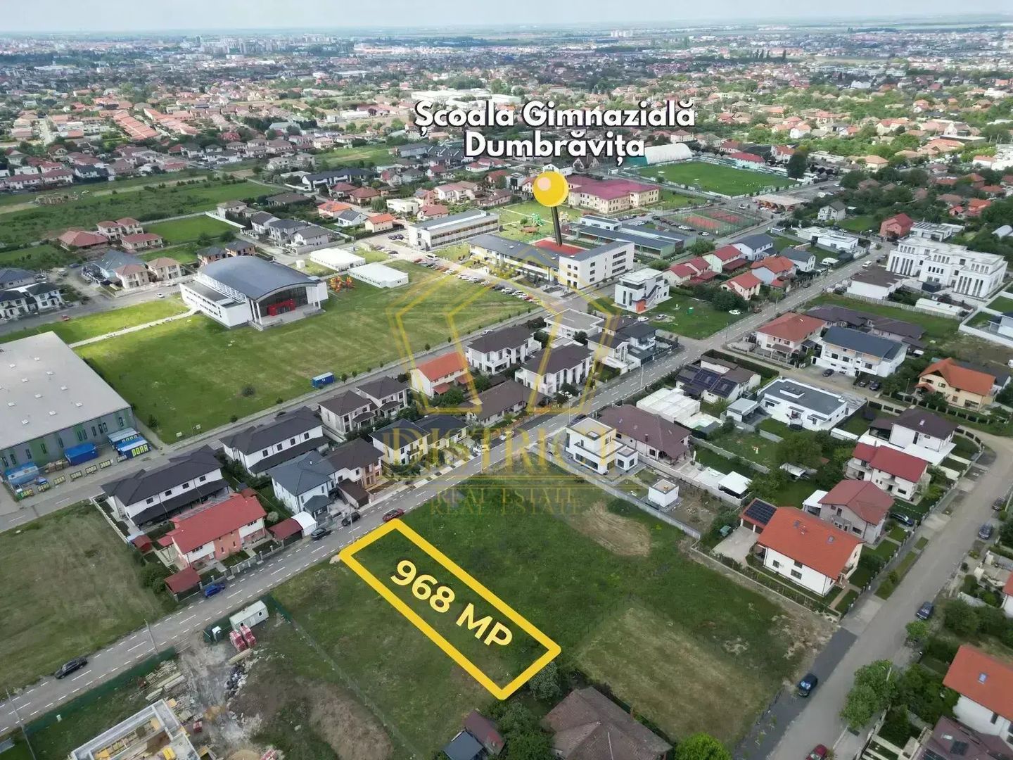 Teren intravilan constructii rezidentiale 968mp | Dumbravita - Poză 2