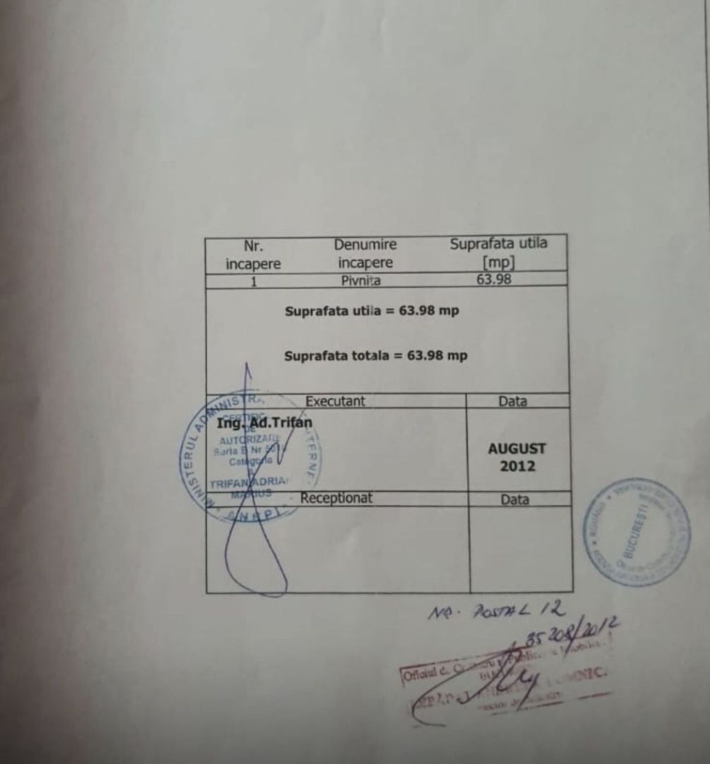 Demisol | 3 Camere | 65mp | Unirii | Tribunal | Alba Iulia - Schiță 9