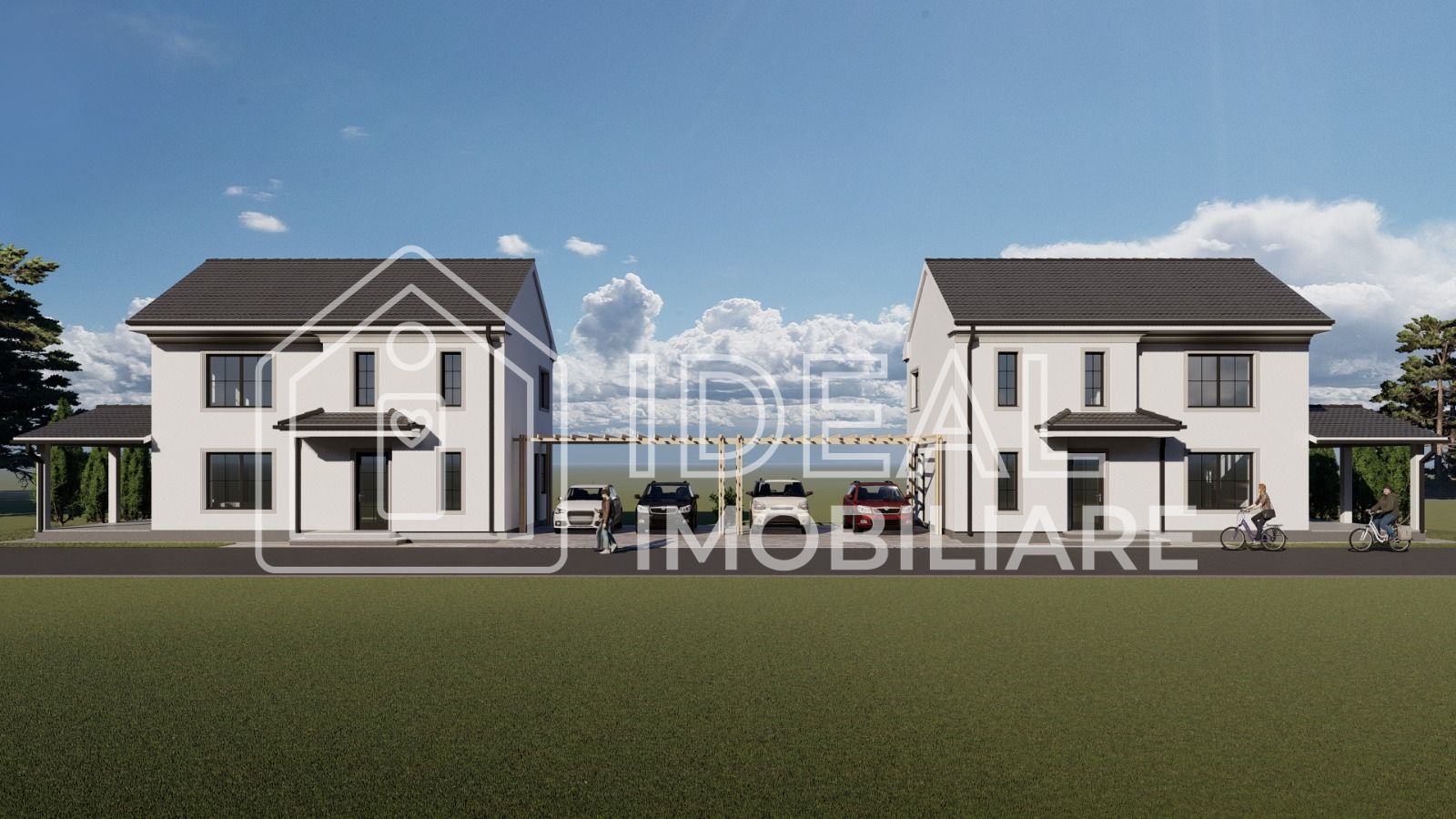 Casa Individuala cu 4 camere si carport, in Selimbar - Poză 2